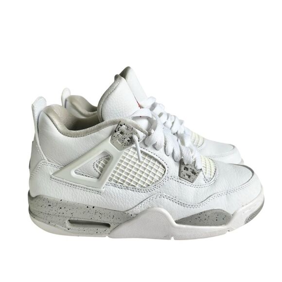 🔃Air Jordan 4 Retro White Basketball Sneakers - Picture 3 of 9